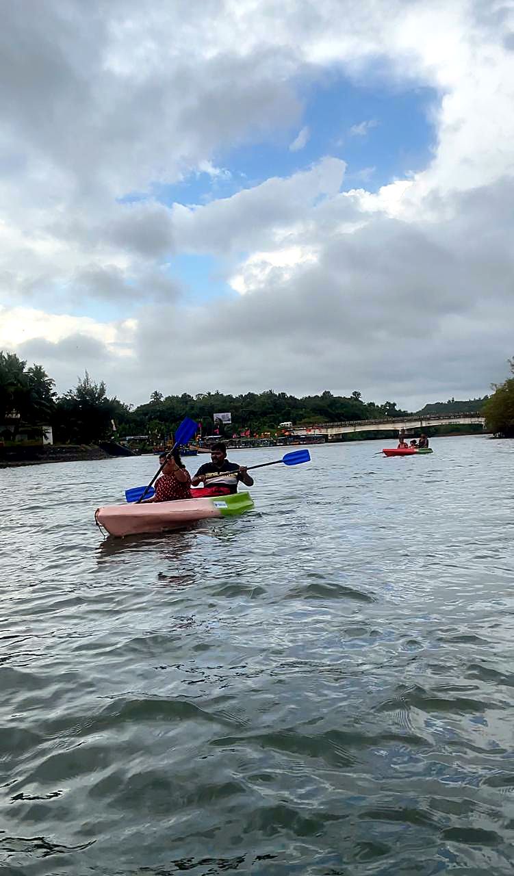 Paddling for two